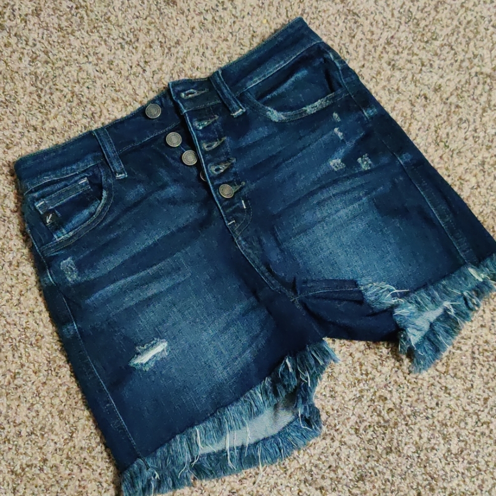 Kancan button up shorts, size medium